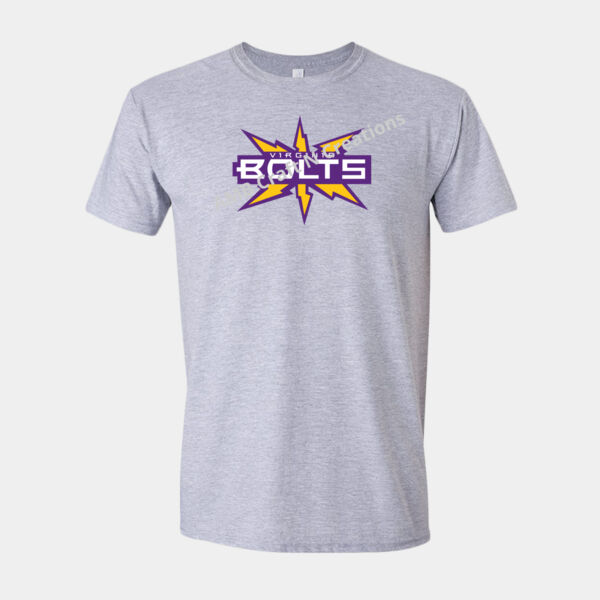 Virginia Bolts - Softstyle® T-Shirt Thumbnail